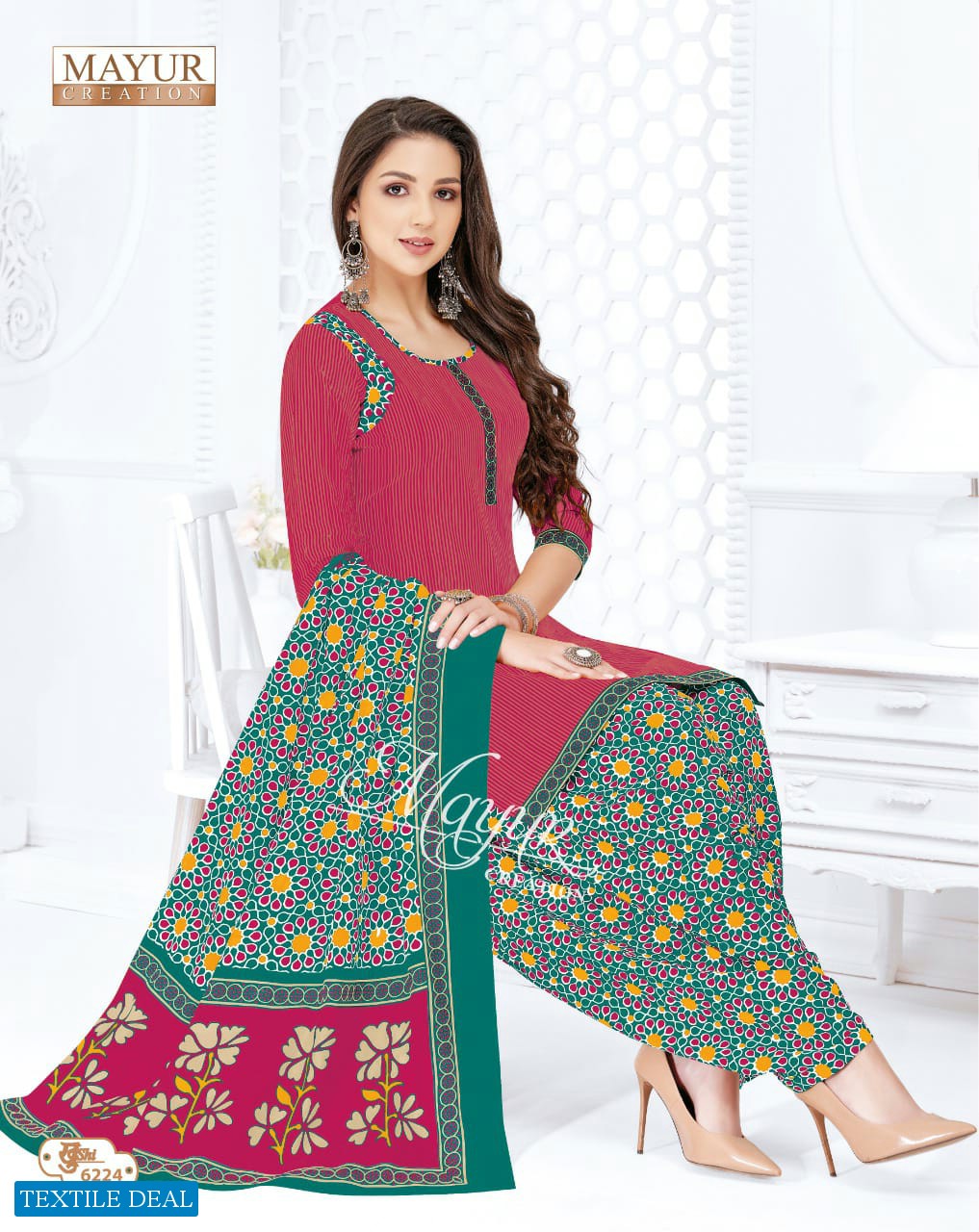 Mayur khushi Vol-62 Wholesale Cotton Printed Indian Dress Material