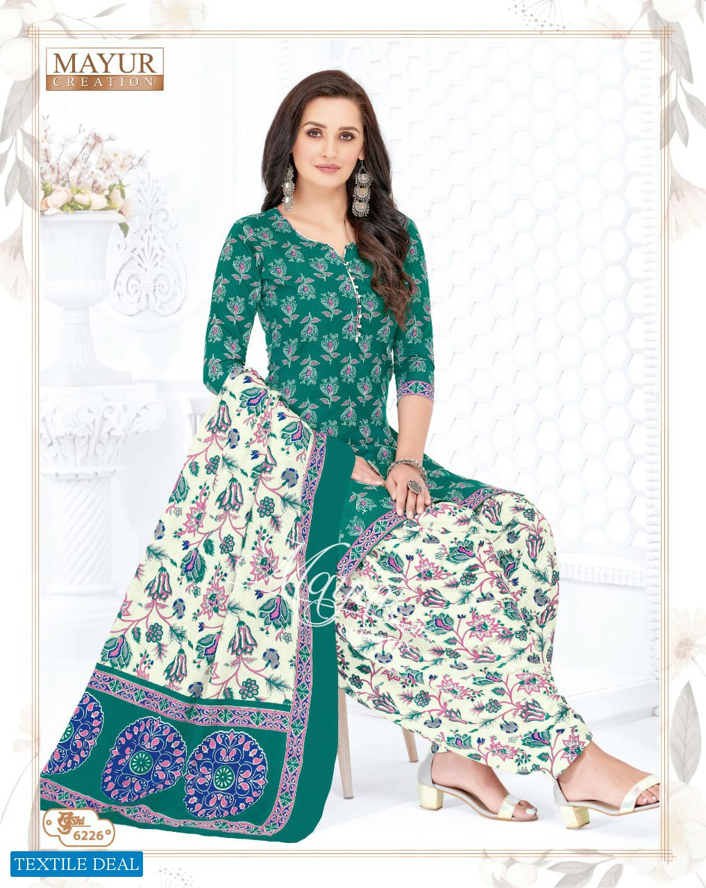 Mayur khushi Vol-62 Wholesale Cotton Printed Indian Dress Material