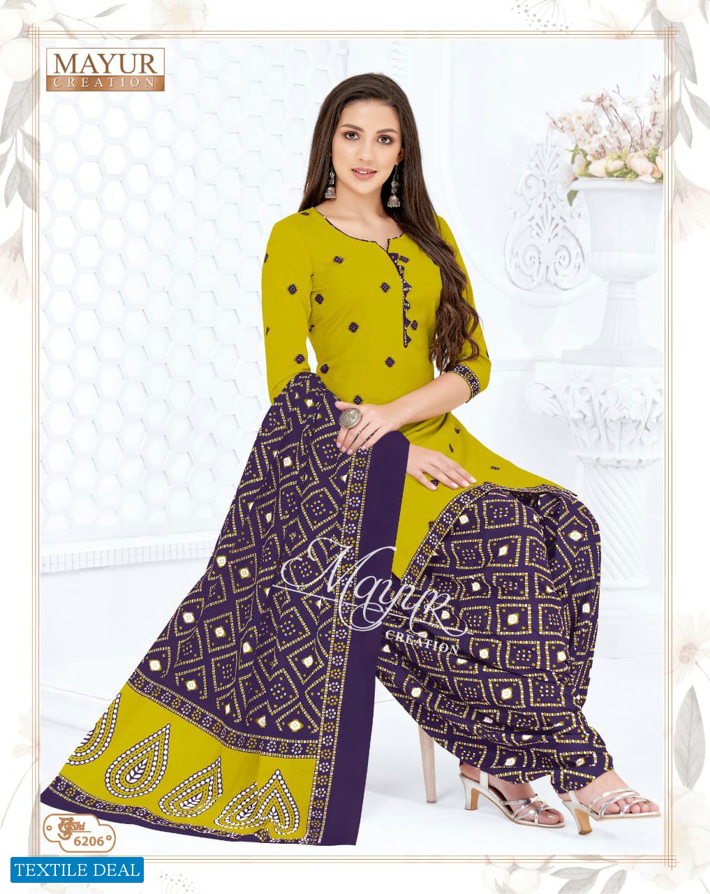 Mayur khushi Vol-62 Wholesale Cotton Printed Indian Dress Material