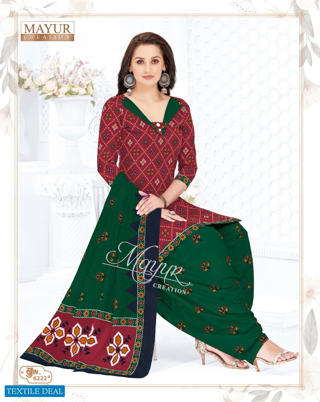 Mayur khushi Vol-62 Wholesale Cotton Printed Indian Dress Material