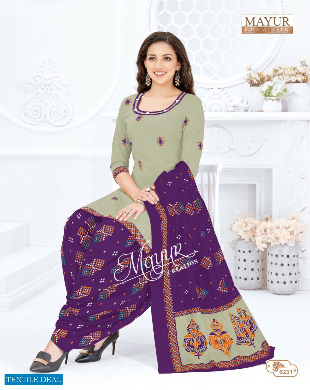 Mayur khushi Vol-62 Wholesale Cotton Printed Indian Dress Material