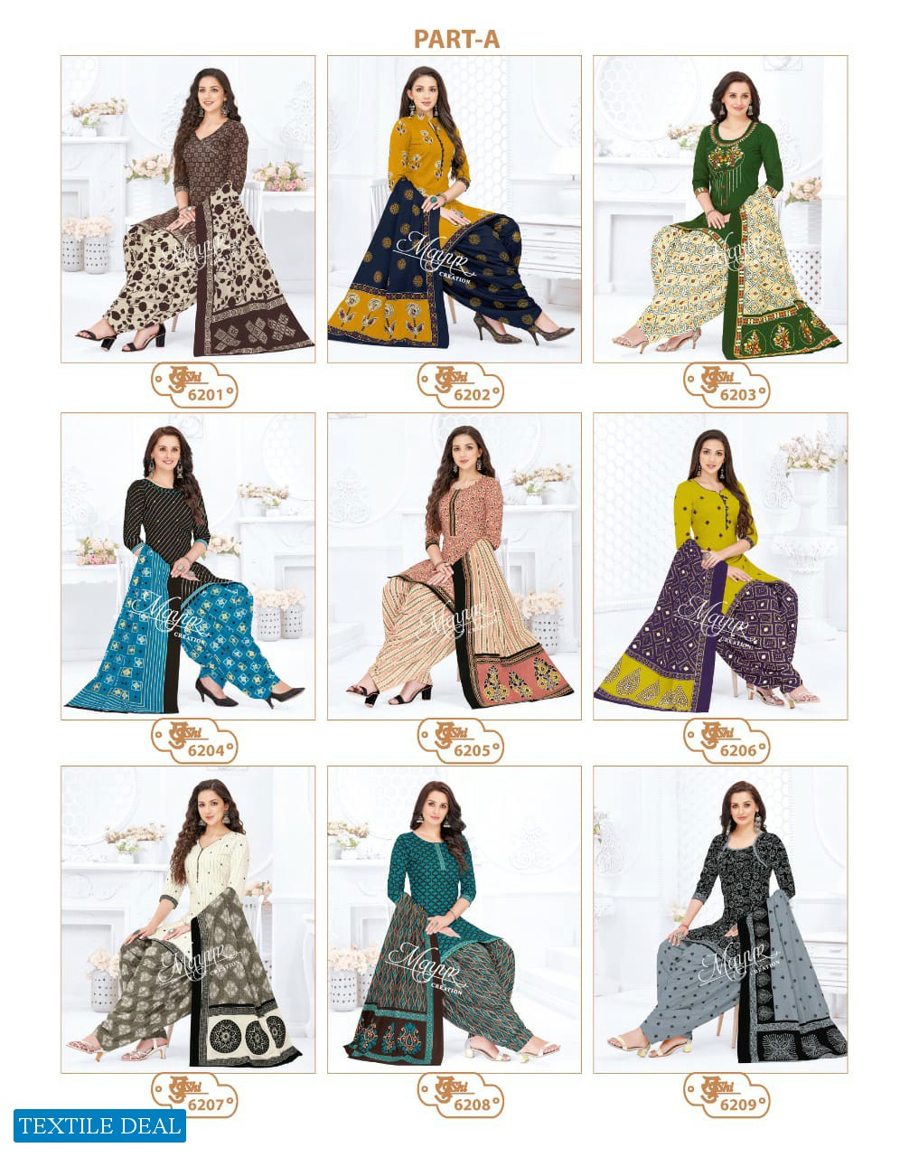 Mayur khushi Vol-62 Wholesale Cotton Printed Indian Dress Material