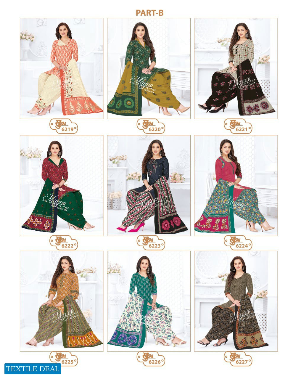 Mayur khushi Vol-62 Wholesale Cotton Printed Indian Dress Material