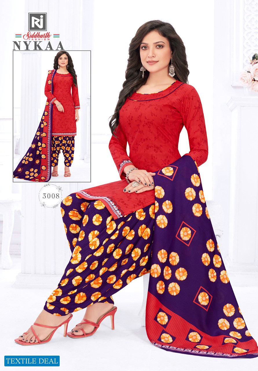 Siddharth Nykaa Vol-3 Wholesale Readymade Cotton Printed Dress