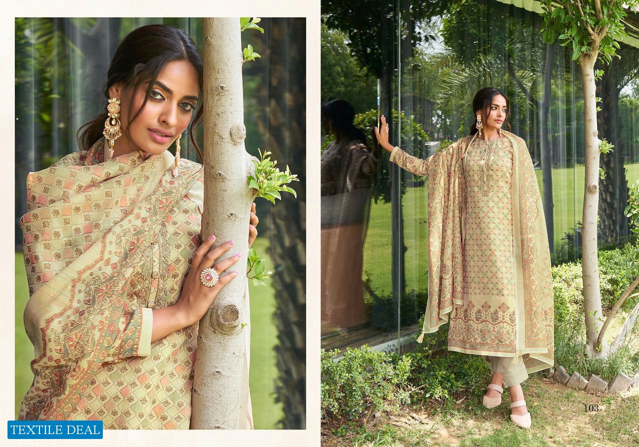 PRM Laam Wholesale Pure Jaam Cotton With Fancy Work Salwar Suits