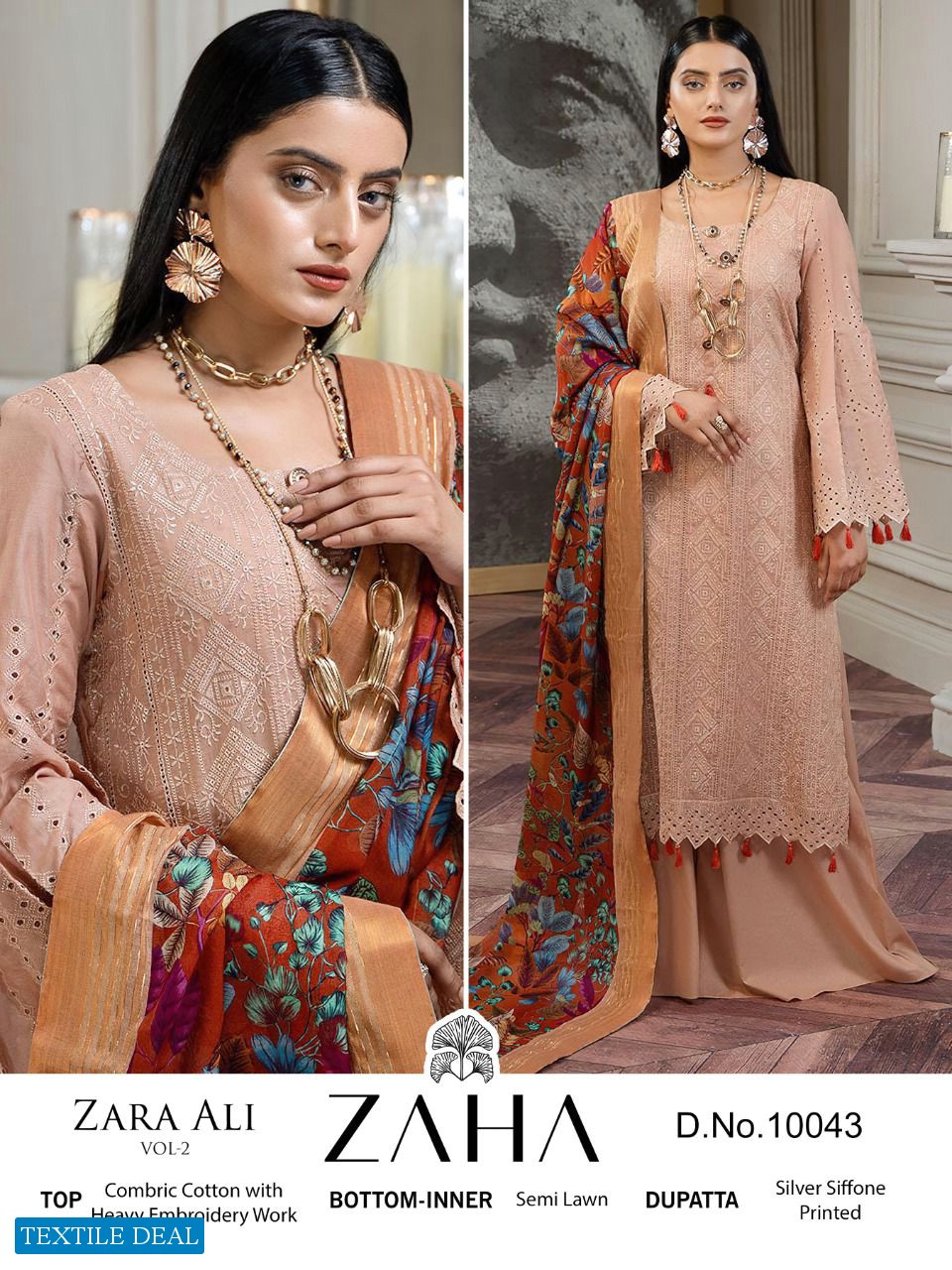 Zaha Zara Ali Vol-2 Wholesale Pakistani Concept Dress