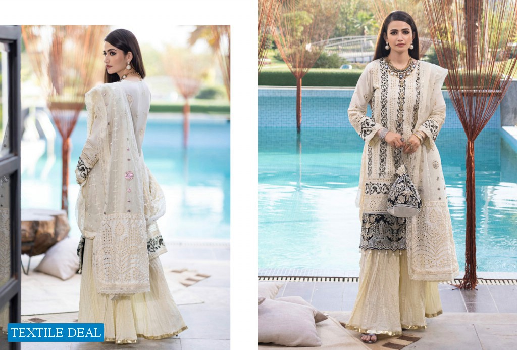Alzohaib Mahiymaan Luxury Lawn Eid Edition Original Pakistani Salwar Suits