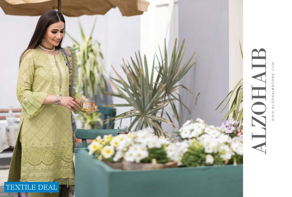 Alzohaib Mahiymaan Luxury Lawn Eid Edition Original Pakistani Salwar Suits