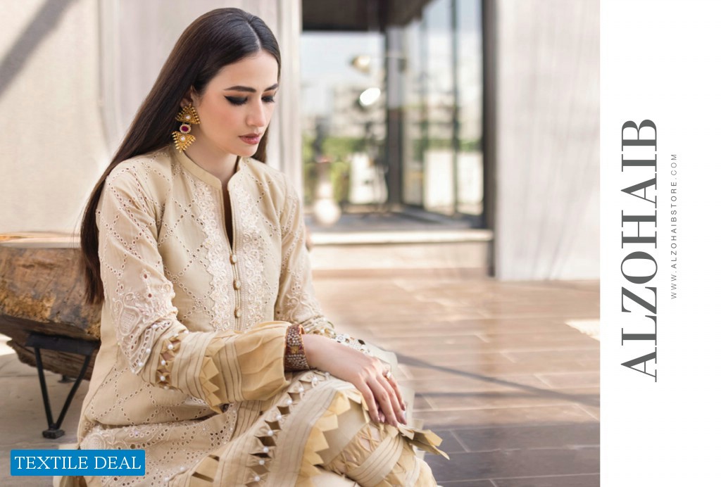 Alzohaib Mahiymaan Luxury Lawn Eid Edition Original Pakistani Salwar Suits