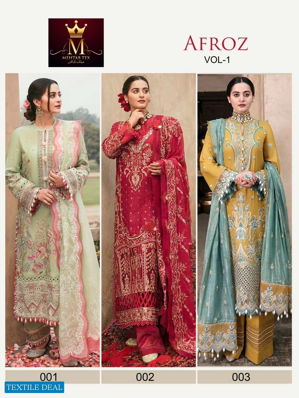 Mehtab Afroz Vol-1 Wholesale Pakistani Concept Dress