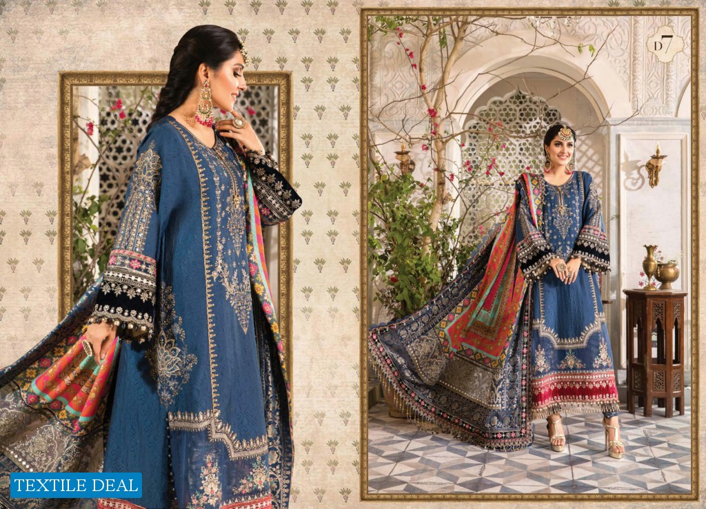 Maria B Ebroidered Fabrics Festive Eid Designer pakistani Suits