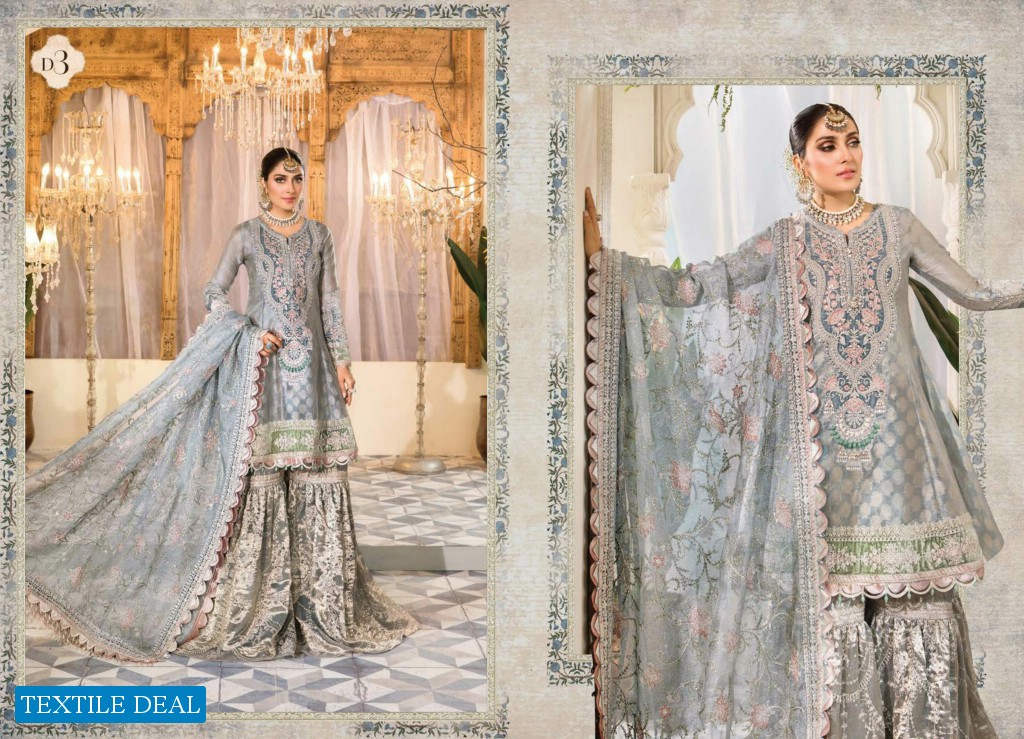 Maria B Ebroidered Fabrics Festive Eid Designer pakistani Suits