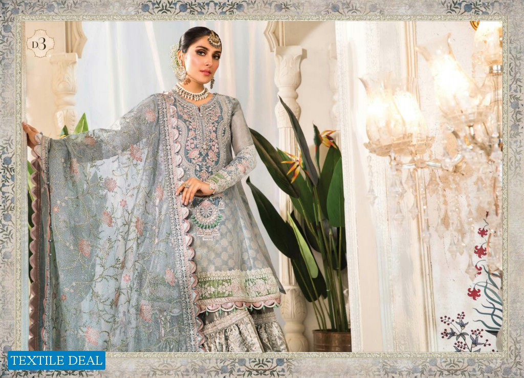 Maria B Ebroidered Fabrics Festive Eid Designer pakistani Suits