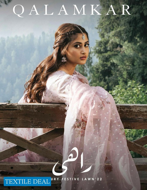 Qalamkar Luxury Festive Lawn 2022 Wholesale Original Pakistani Suits