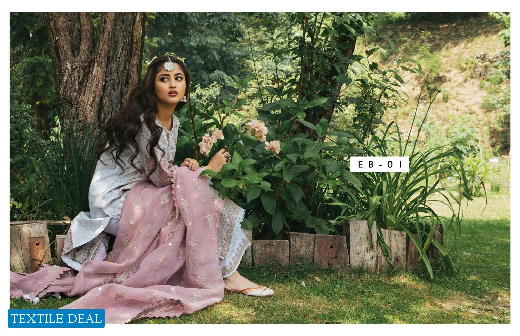 Qalamkar Luxury Festive Lawn 2022 Wholesale Original Pakistani Suits