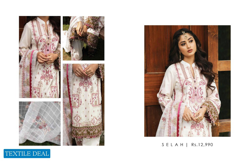 Qalamkar Luxury Festive Lawn 2022 Wholesale Original Pakistani Suits