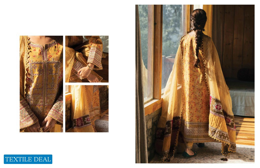 Qalamkar Luxury Festive Lawn 2022 Wholesale Original Pakistani Suits