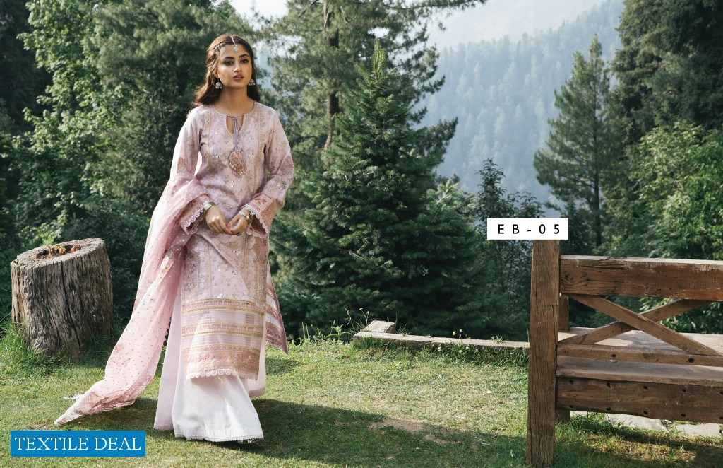 Qalamkar Luxury Festive Lawn 2022 Wholesale Original Pakistani Suits