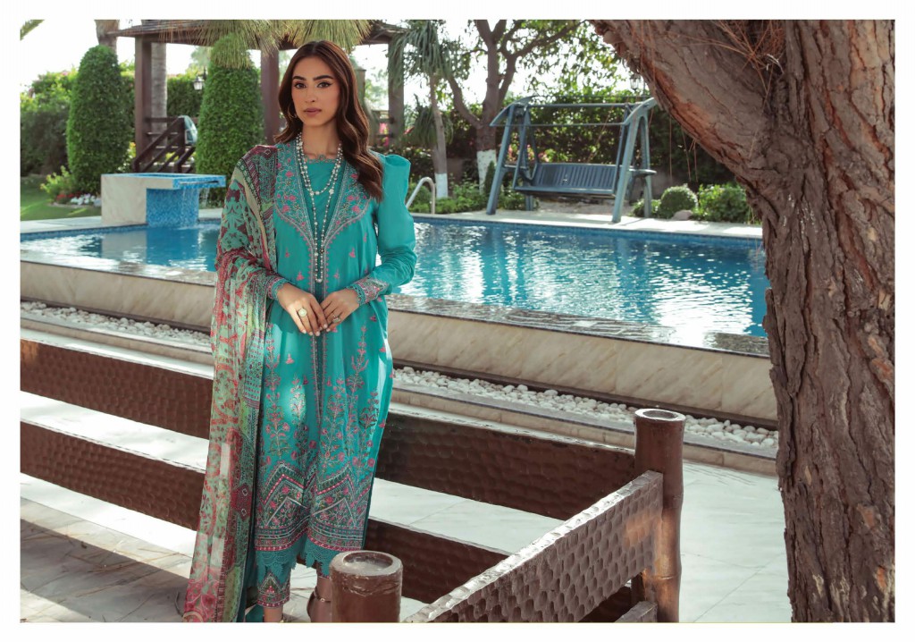 Ittehad By Faixa Faixal Naazaan 2022 Wholesale Lawn Pakistani Suits