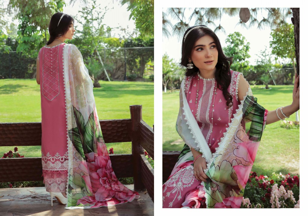 Ittehad By Faixa Faixal Naazaan 2022 Wholesale Lawn Pakistani Suits