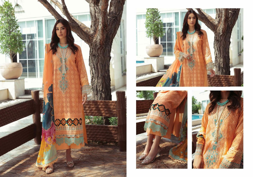 Ittehad By Faixa Faixal Naazaan 2022 Wholesale Lawn Pakistani Suits