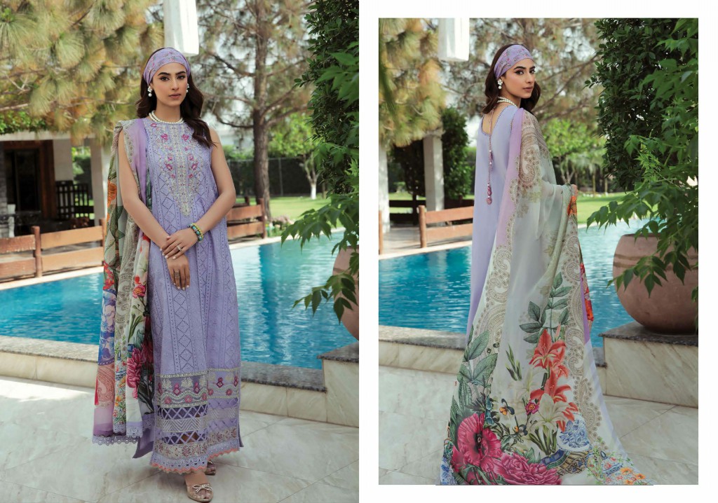 Ittehad By Faixa Faixal Naazaan 2022 Wholesale Lawn Pakistani Suits