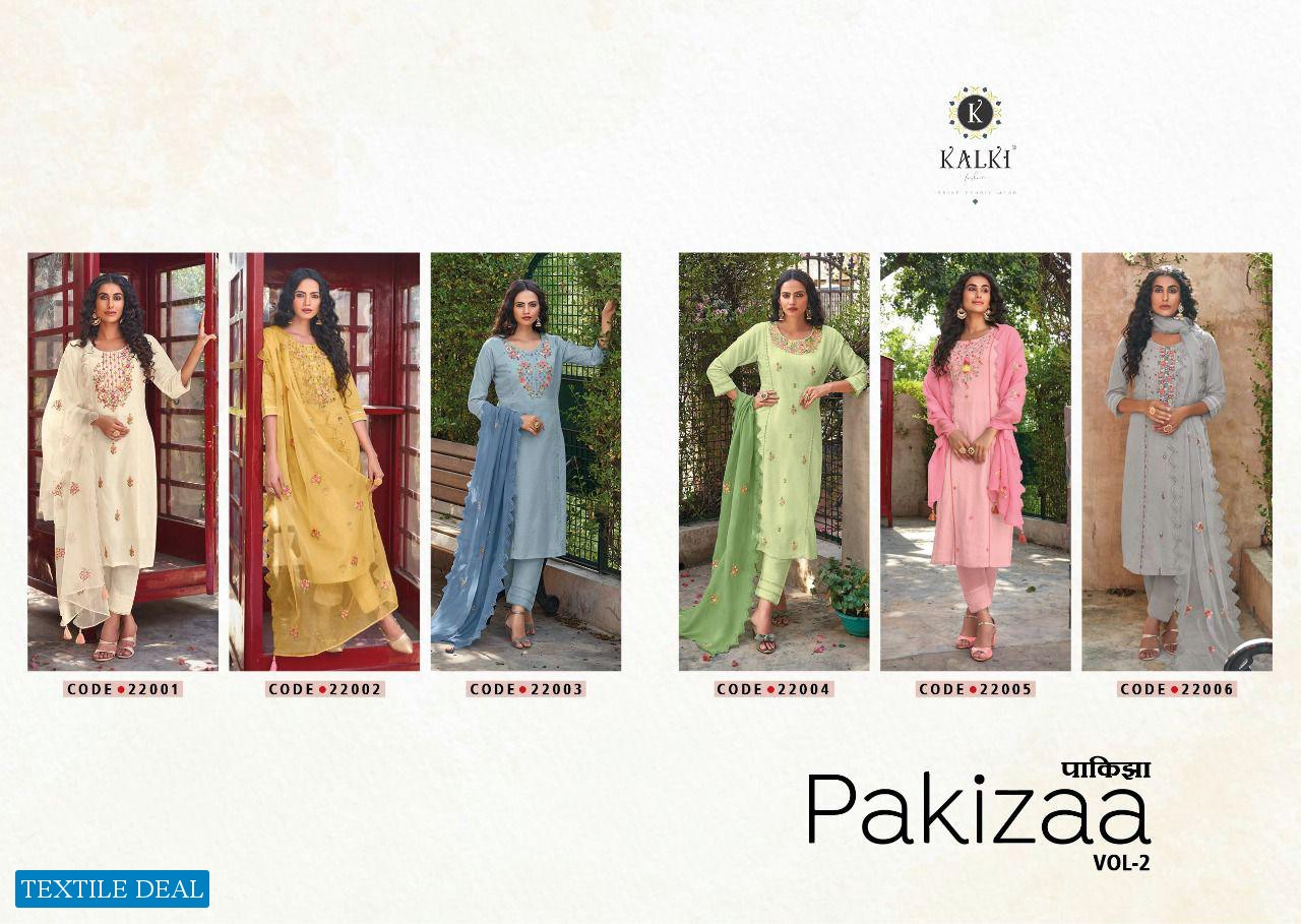 KALKI PAKIZAA VOL 2 READYMADE TOP WITH BOTTOM AND DUPATTA EXCLUSIVE