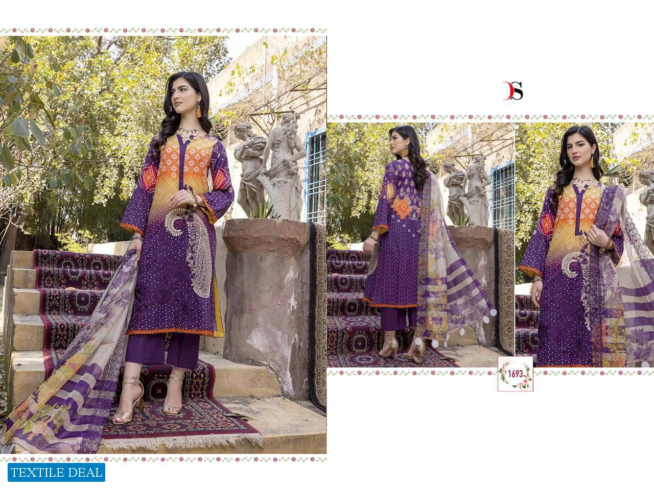 Deepsy Firdous Aniiq Lawn 2022 Wholesale Pakistani Concept Dress