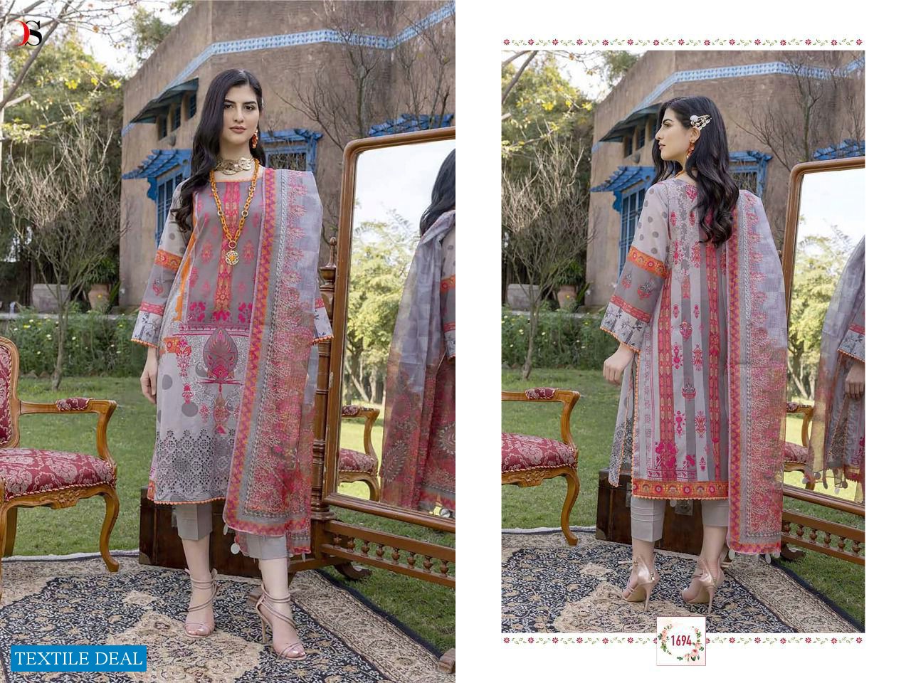 Deepsy Firdous Aniiq Lawn 2022 Wholesale Pakistani Concept Dress