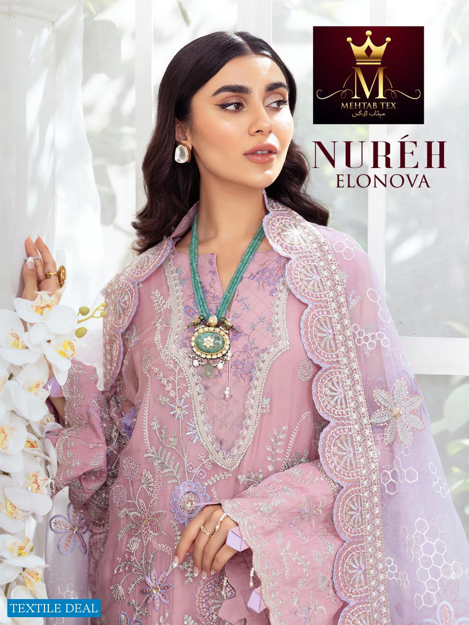 Mehtab Nureh Elonova Wholesale Pakistani Concept Dress