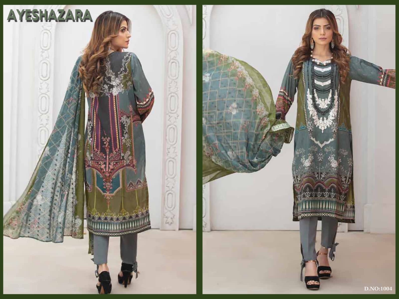 Ayesha Zara Vol-1 Wholesale Karachi Print Pure Cotton Dress Material