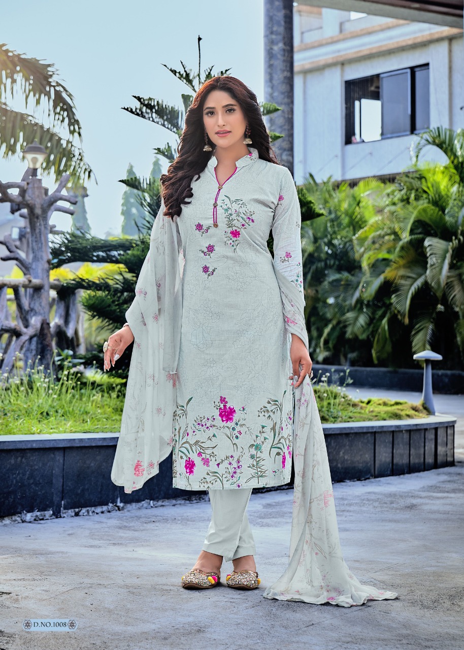 Anokhi Vol-2 Wholesale Cambric Cotton Designer Work Dress Material