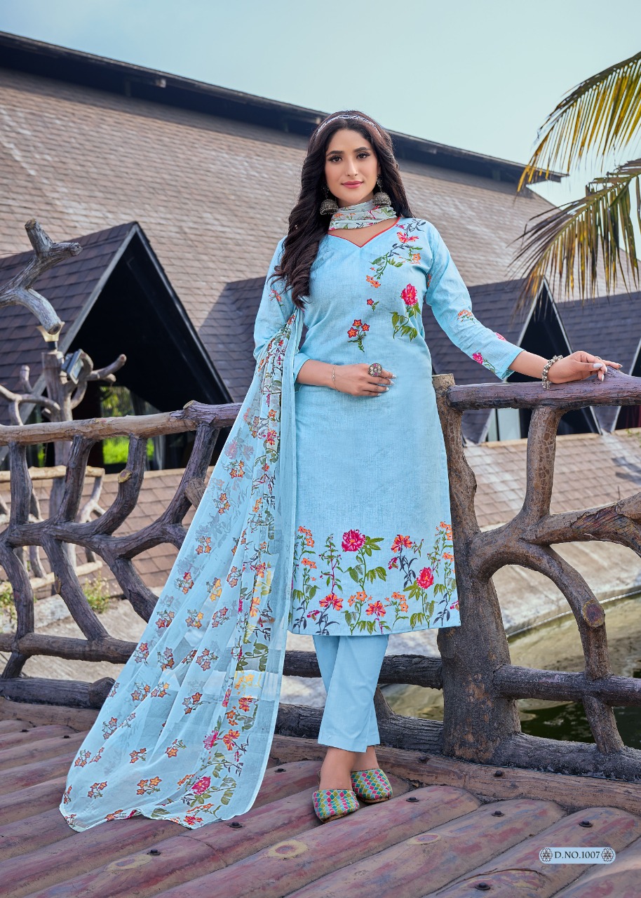 Anokhi Vol-2 Wholesale Cambric Cotton Designer Work Dress Material