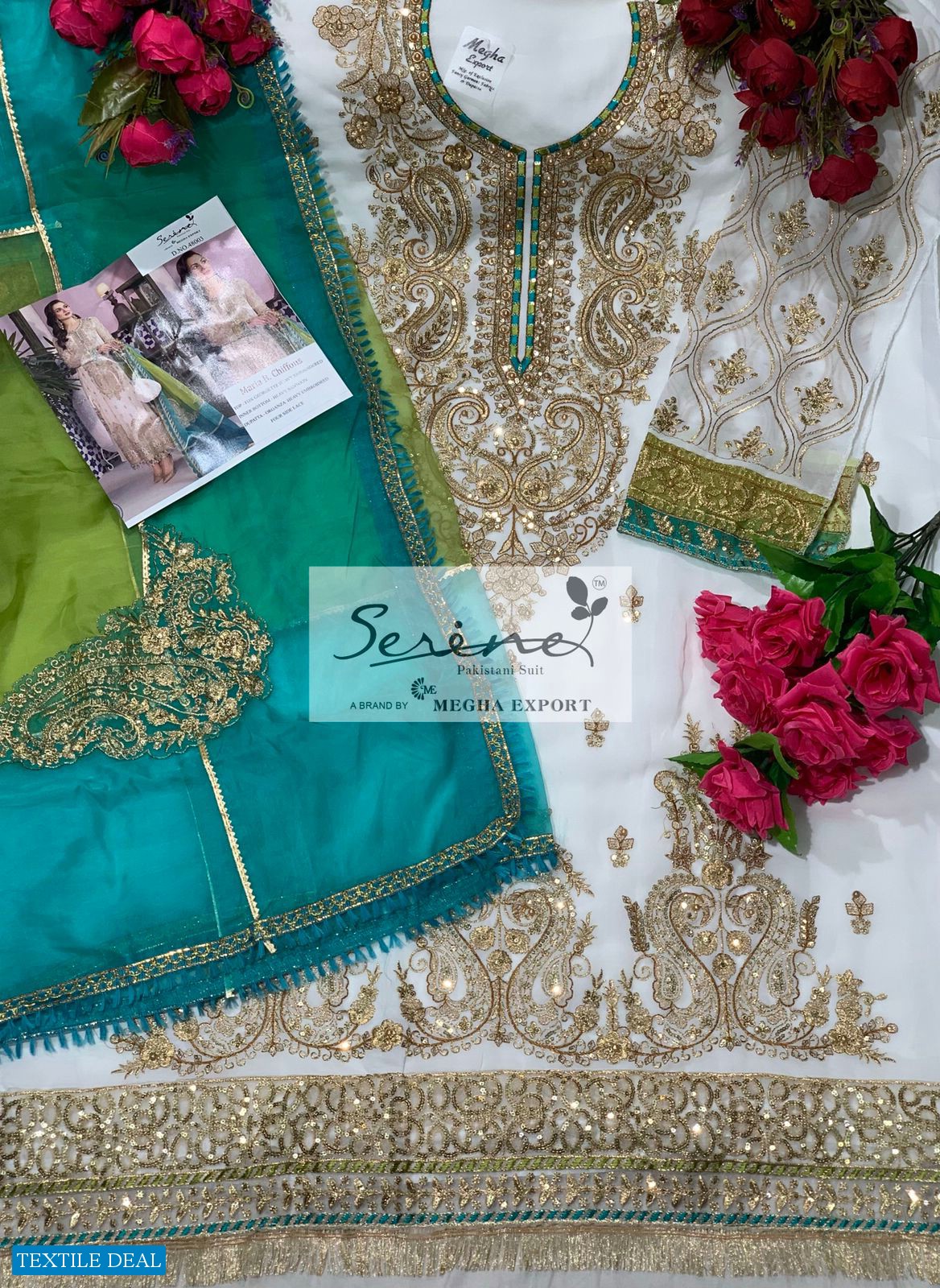 Serene Maria B Chiffons Wholesale Pakistani Concept Dress