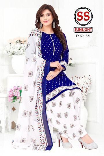 SSC Sunlight Wholesale Pure Cotton Printed Dress Material