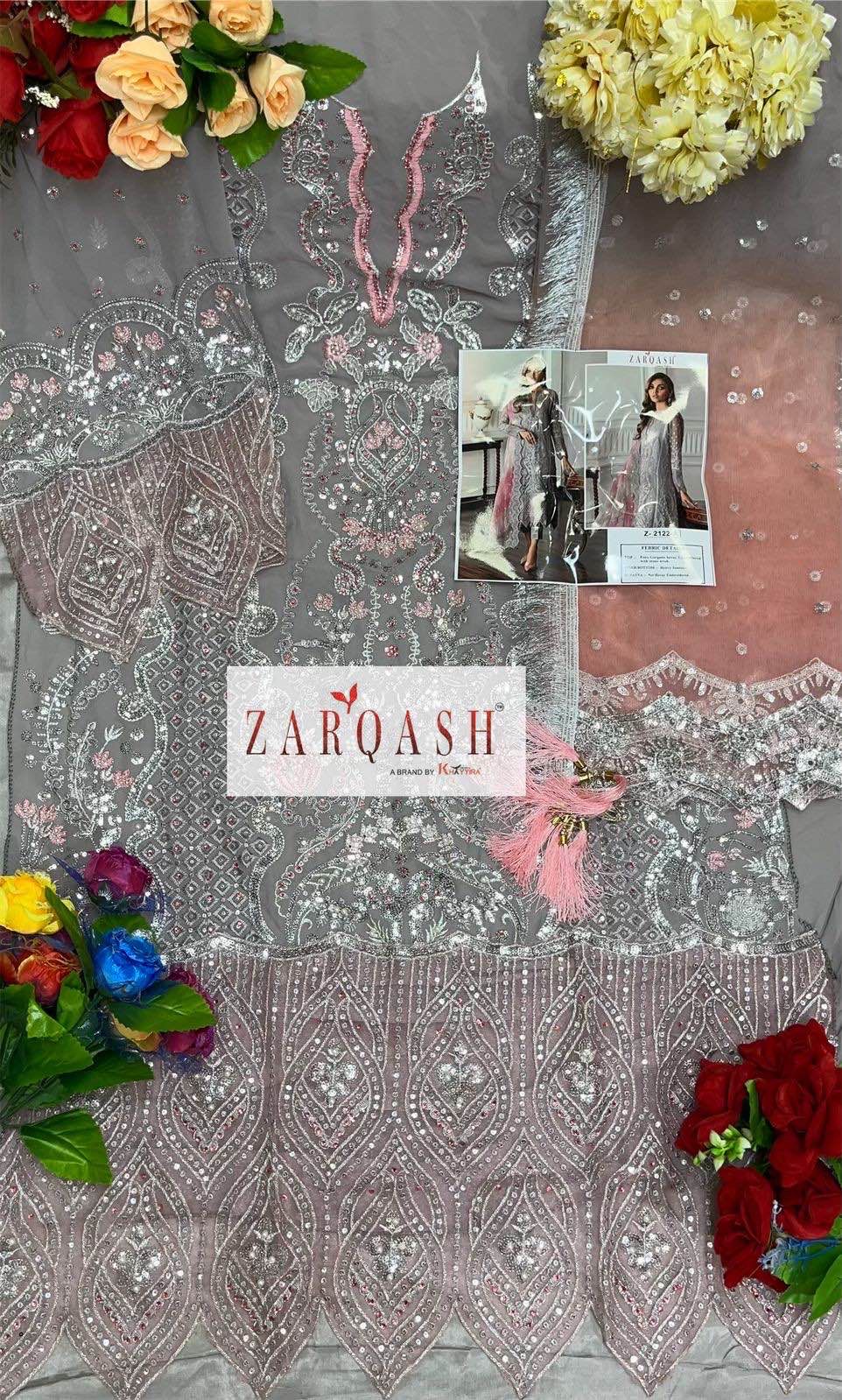 Zarqash Jazmin Z-2122 Wholesale Pakistani Concept Dress