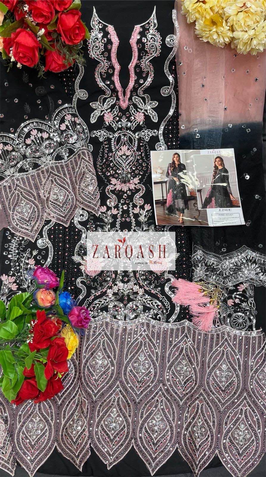 Zarqash Jazmin Z-2122 Wholesale Pakistani Concept Dress