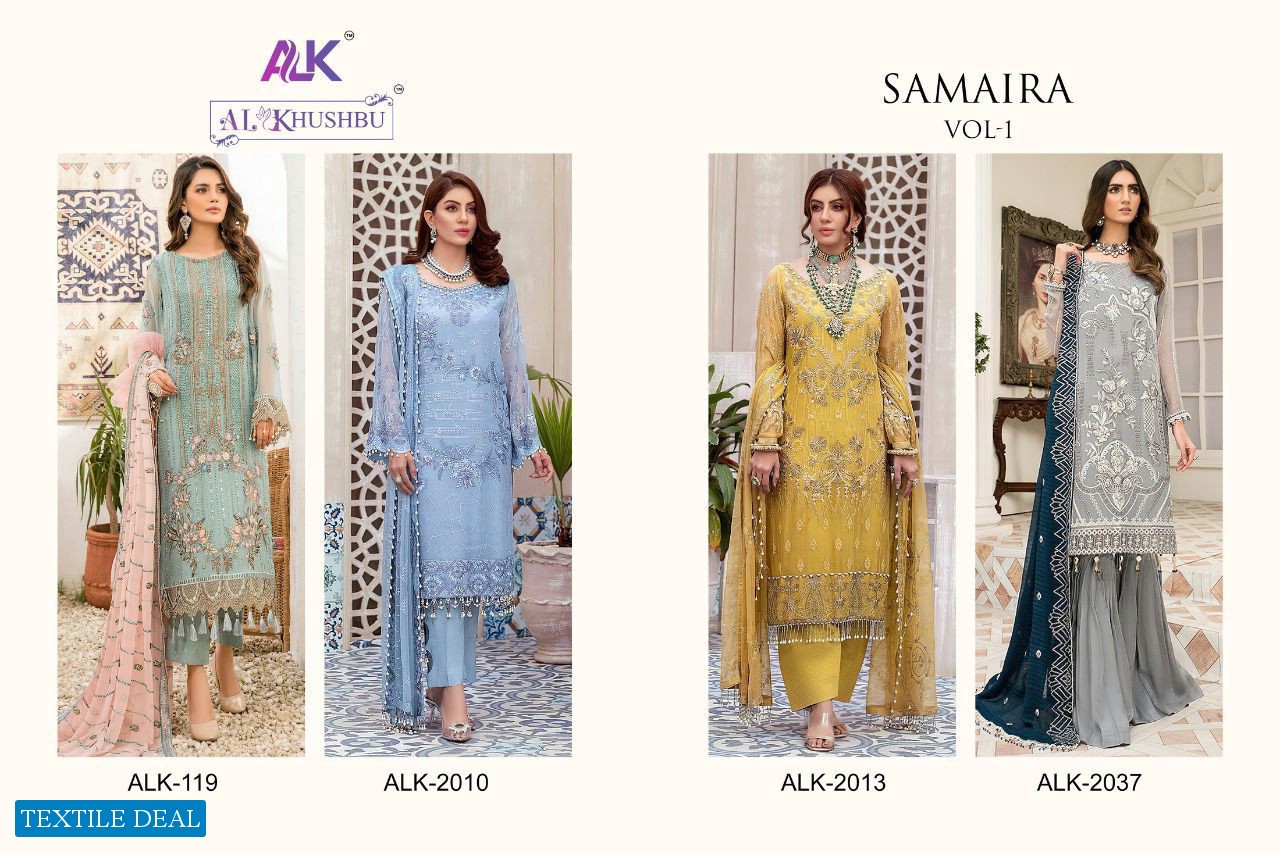 Al khushbu Samaira Vol-1 Wholesale Pakistani Concept Dress