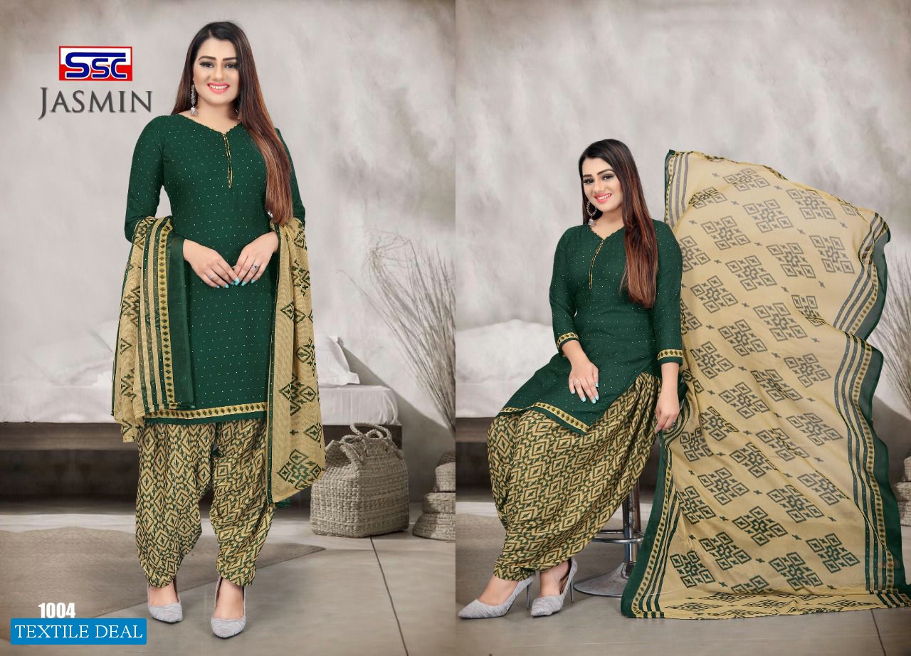SSC Jasmine Vol-24 Wholesale Pure Cotton Unstitched Dress Material