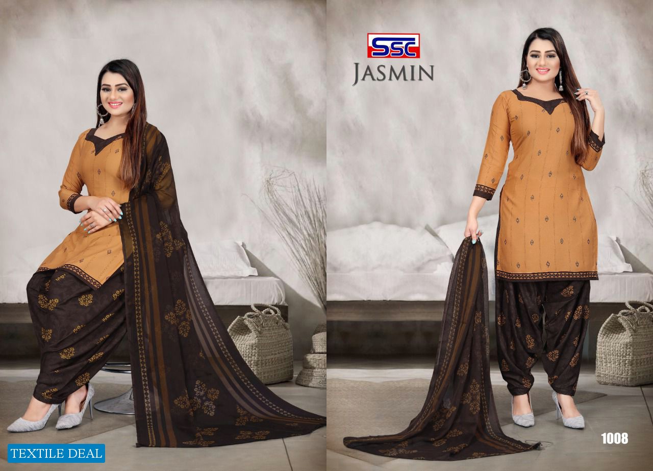 SSC Jasmine Vol-24 Wholesale Pure Cotton Unstitched Dress Material
