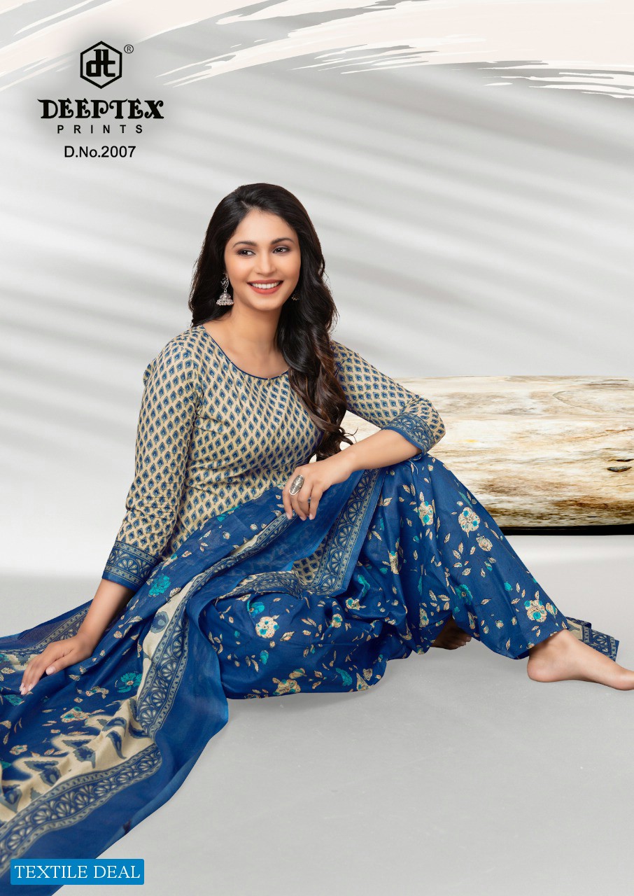 Deeptex Pichkari Vol-20 Wholesale Pure Cotton Dress Material