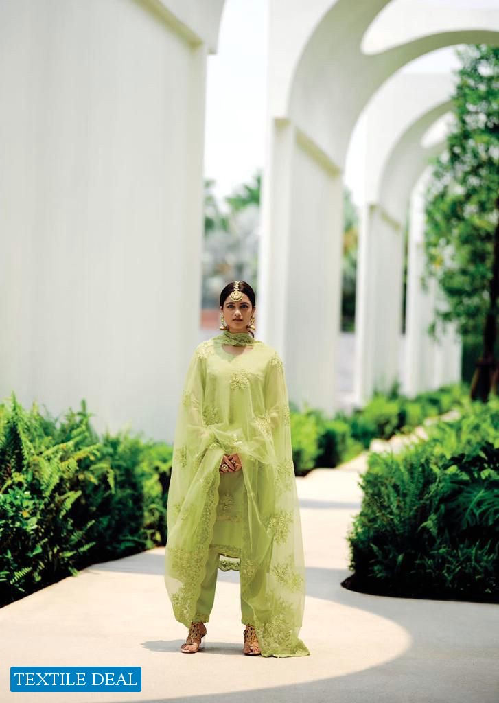 Varsha Nivanshi Wholesale Viscose Organza Embroidered Salwar Suits