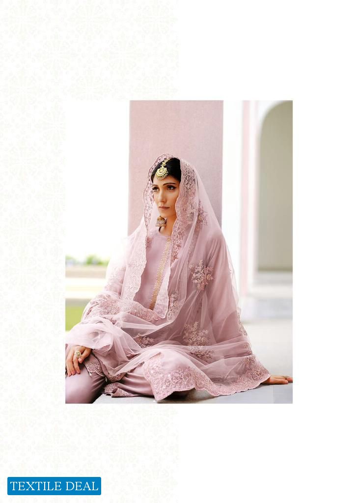 Varsha Nivanshi Wholesale Viscose Organza Embroidered Salwar Suits