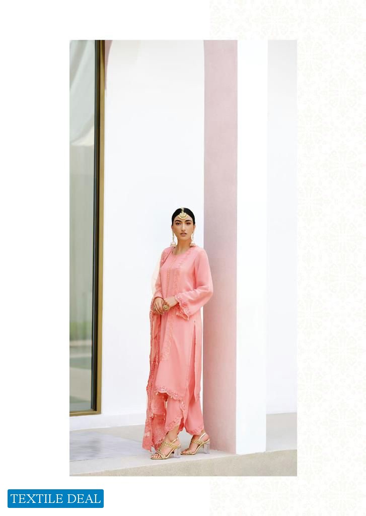 Varsha Nivanshi Wholesale Viscose Organza Embroidered Salwar Suits