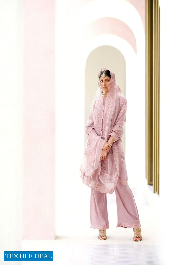 Varsha Nivanshi Wholesale Viscose Organza Embroidered Salwar Suits