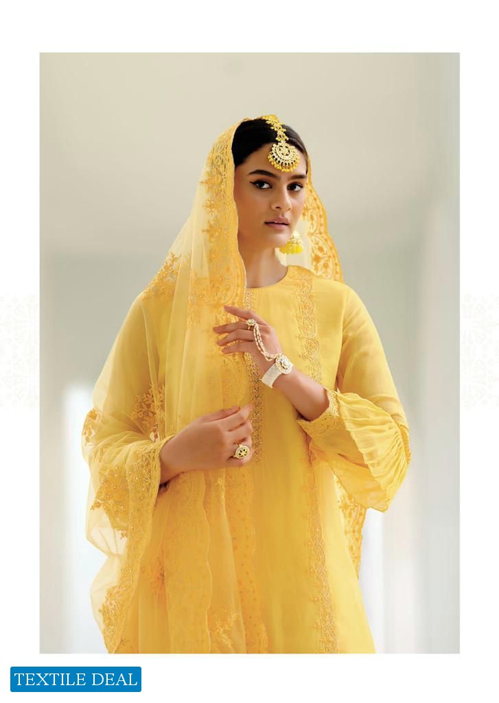 Varsha Nivanshi Wholesale Viscose Organza Embroidered Salwar Suits