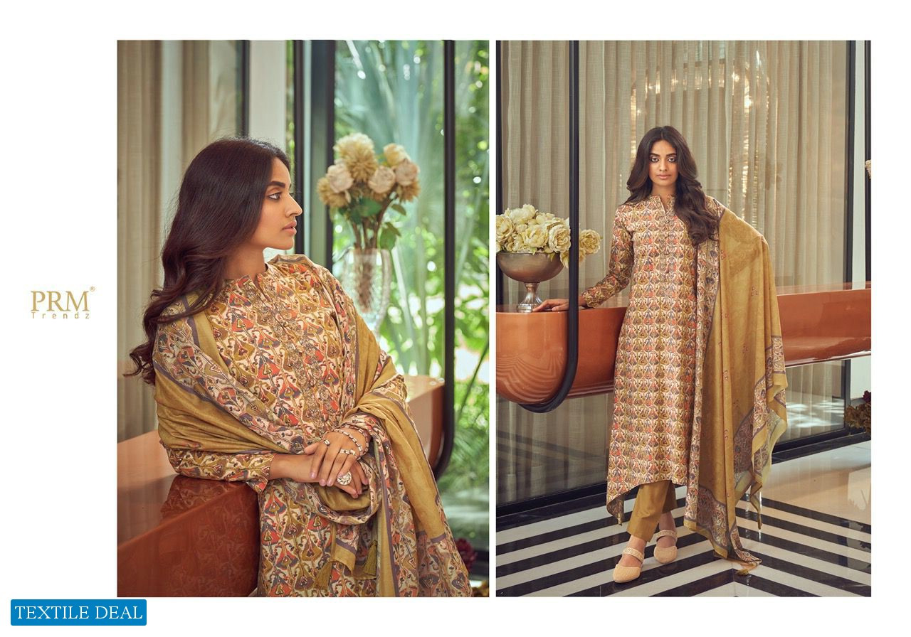 PRM Vogue Vol-5 Wholesale Pure Muslin Viscose With Neck Work Salwar Suits