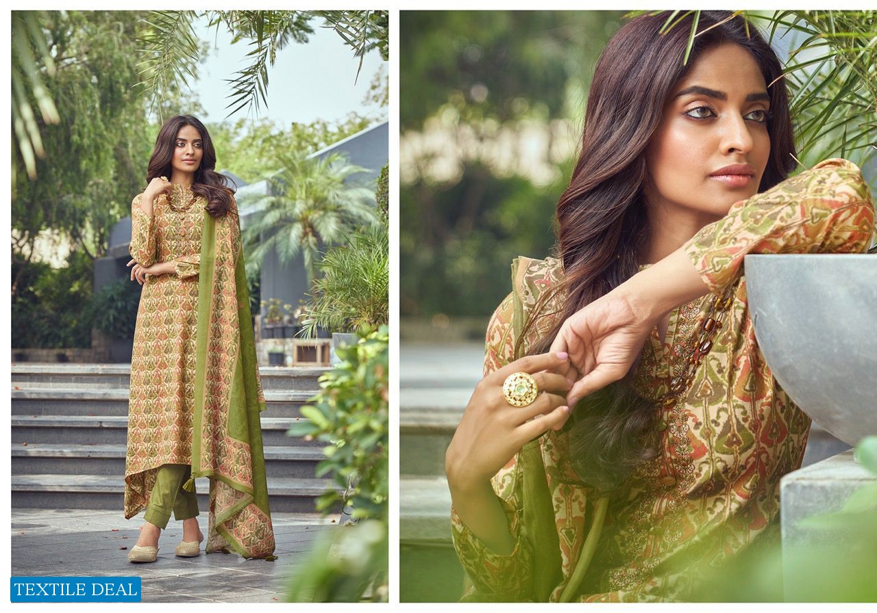 PRM Vogue Vol-5 Wholesale Pure Muslin Viscose With Neck Work Salwar Suits