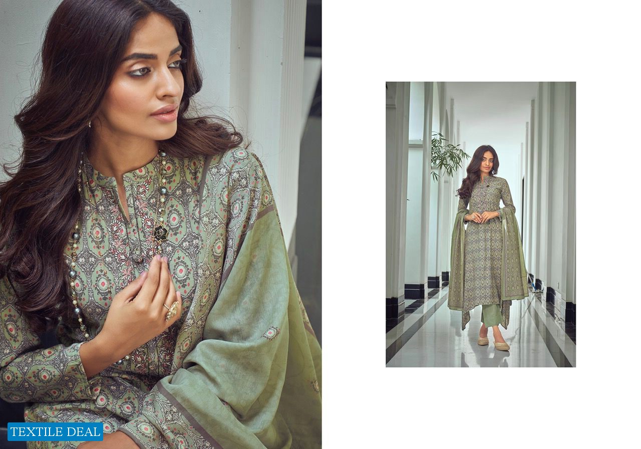 PRM Vogue Vol-5 Wholesale Pure Muslin Viscose With Neck Work Salwar Suits