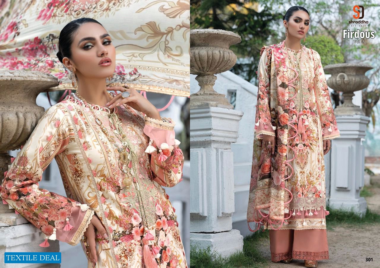Shraddha FIrdous Vol-3 Wholesale Pakistani Concept Dress